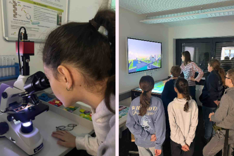 MINT-Gruppe zu Besuch an der TU Graz