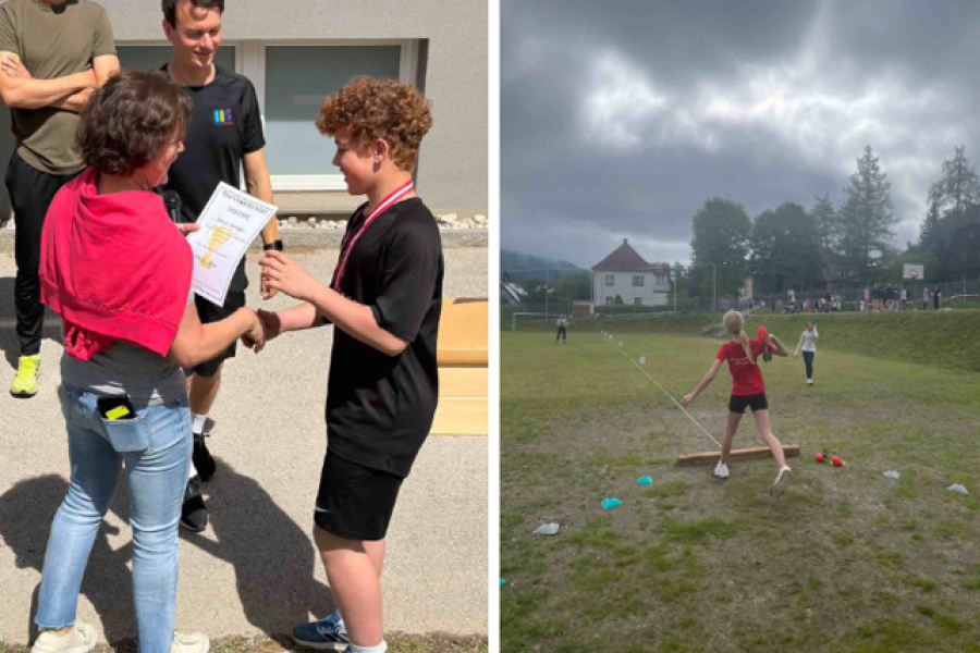 Leichtathletikwettbewerb d. Bezirkes an der MS Rottenmann